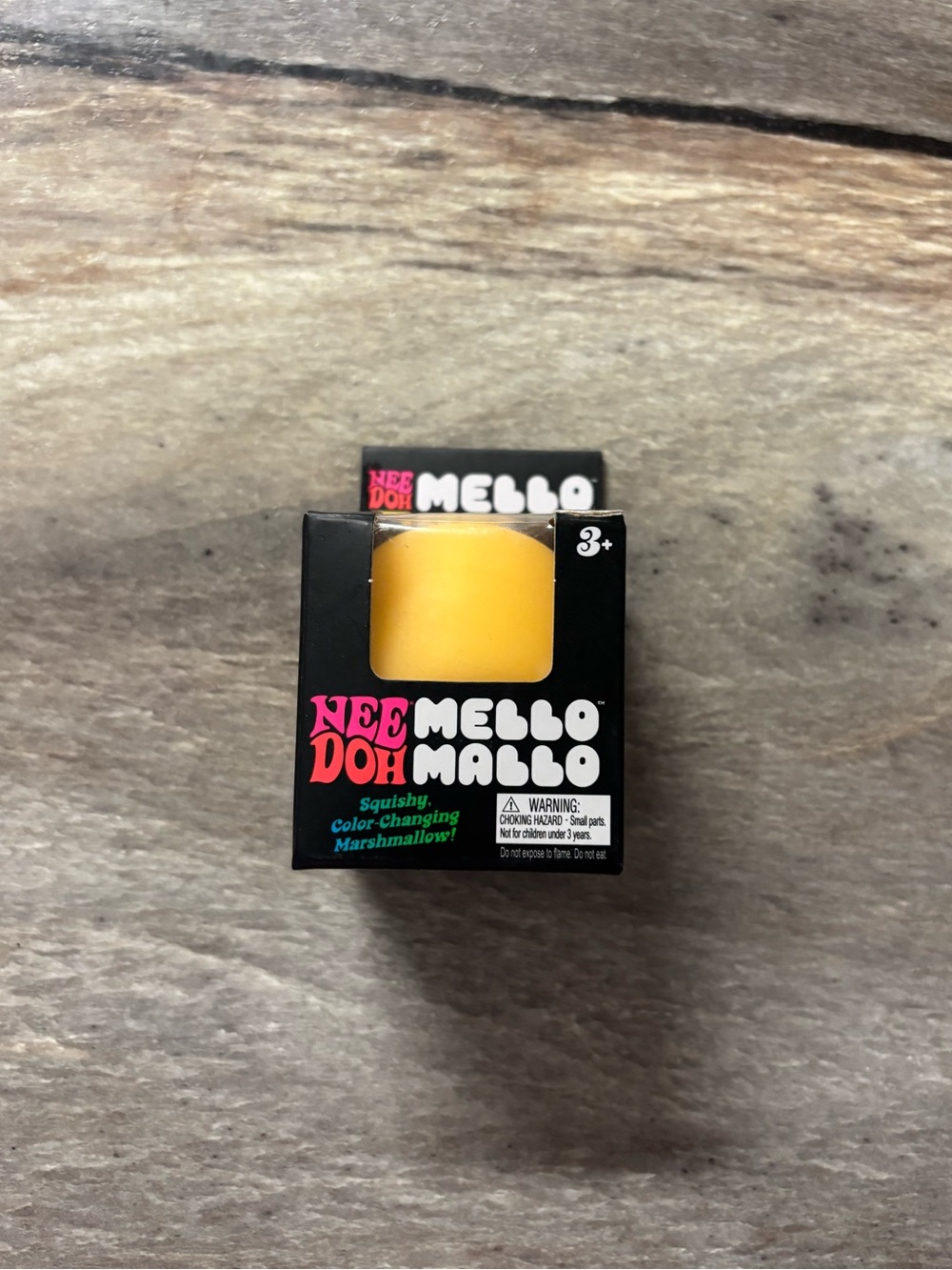 Rare! NeeDoh Mello-Mallo Color-Changing Marshmallow Squishy - Orange